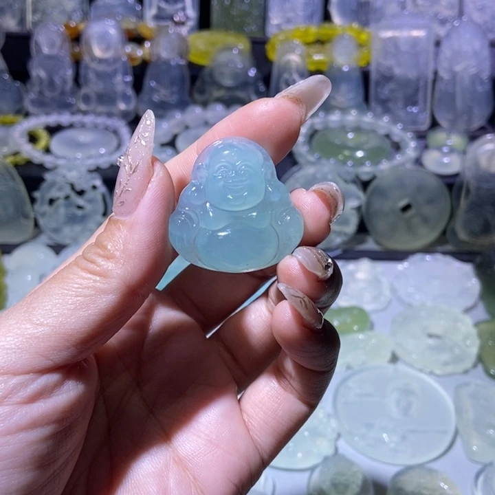 岫玉未镶嵌吊坠吊坠