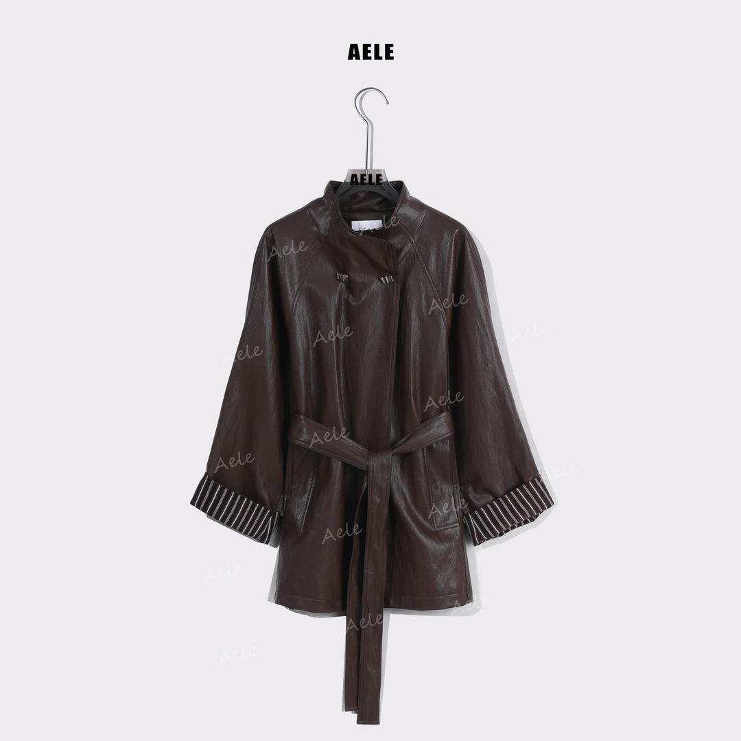 AELE设计师中长款气质显瘦风衣外套 F853 2365 AD
