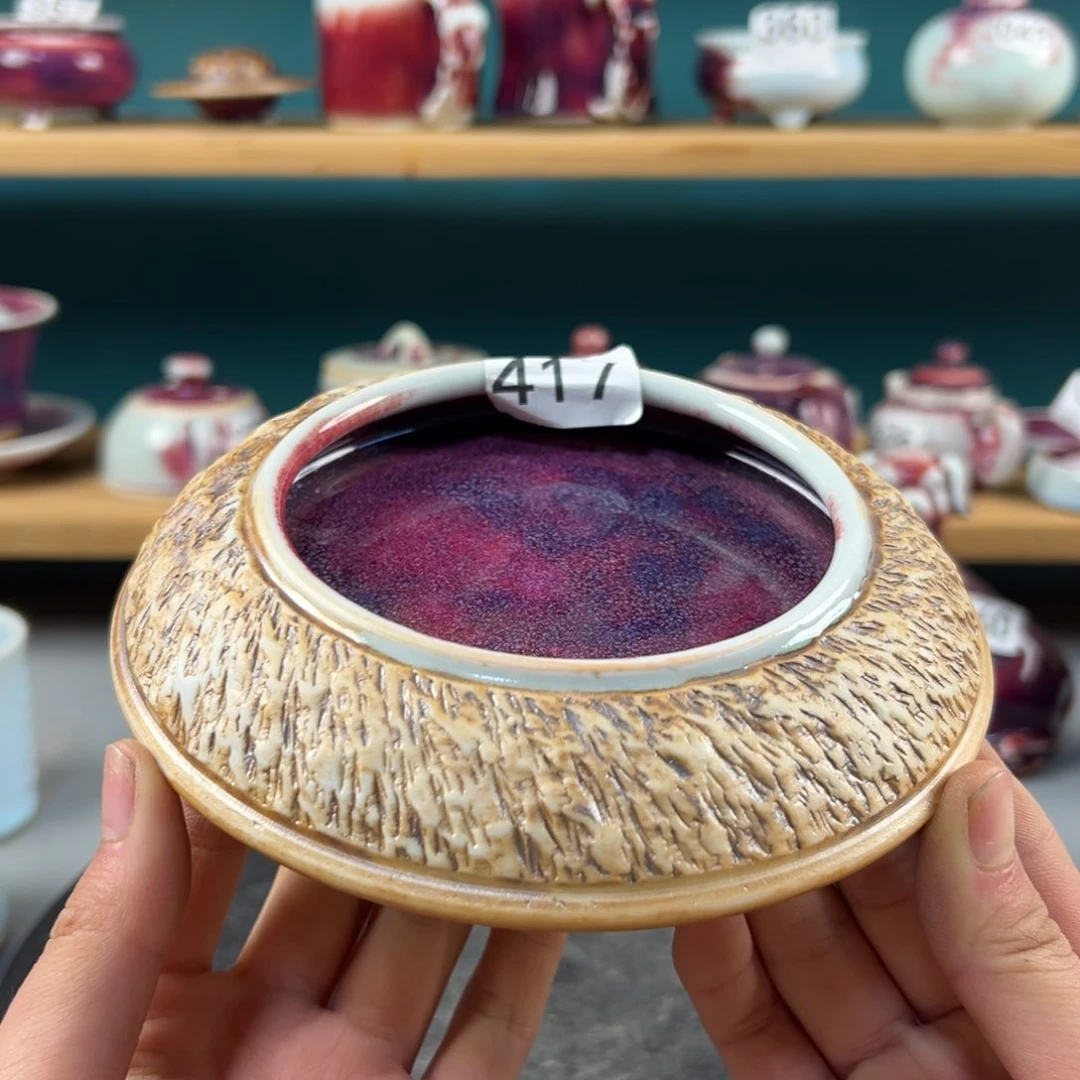 瓷片信*翁全品无暇壶承玉石釉纯手工