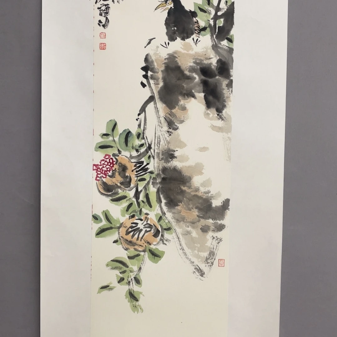 国画艺术家真人手绘