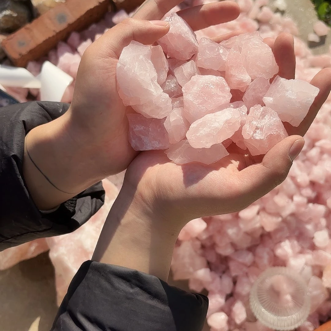 水晶粉水晶600未镶嵌