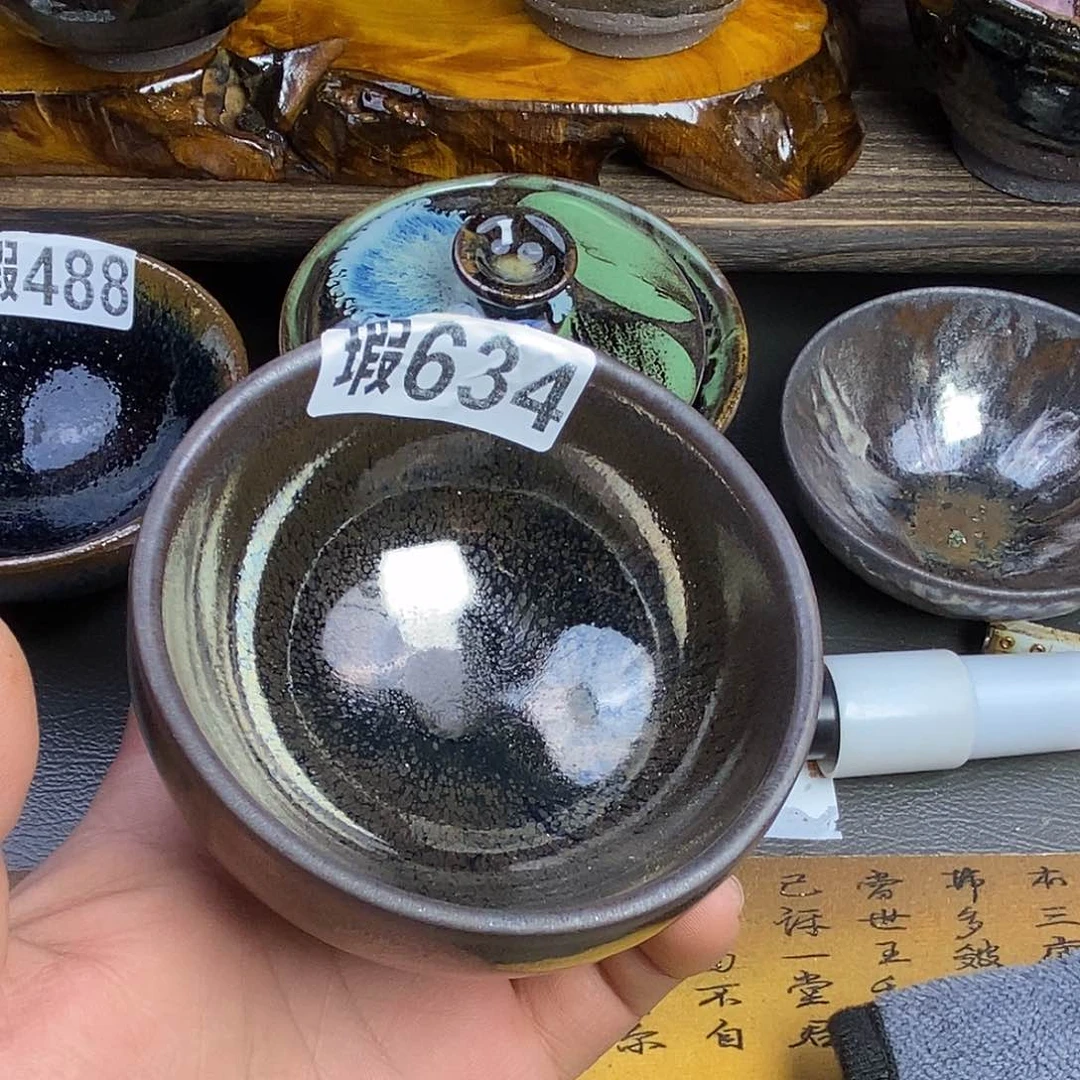 茶盏微瑕建盏主人杯子