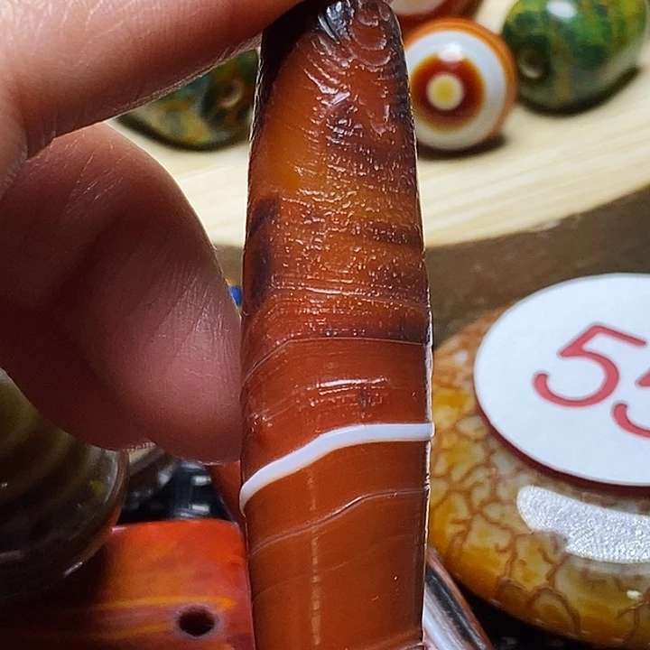 品***友玛瑙/玉髓未镶嵌颈饰