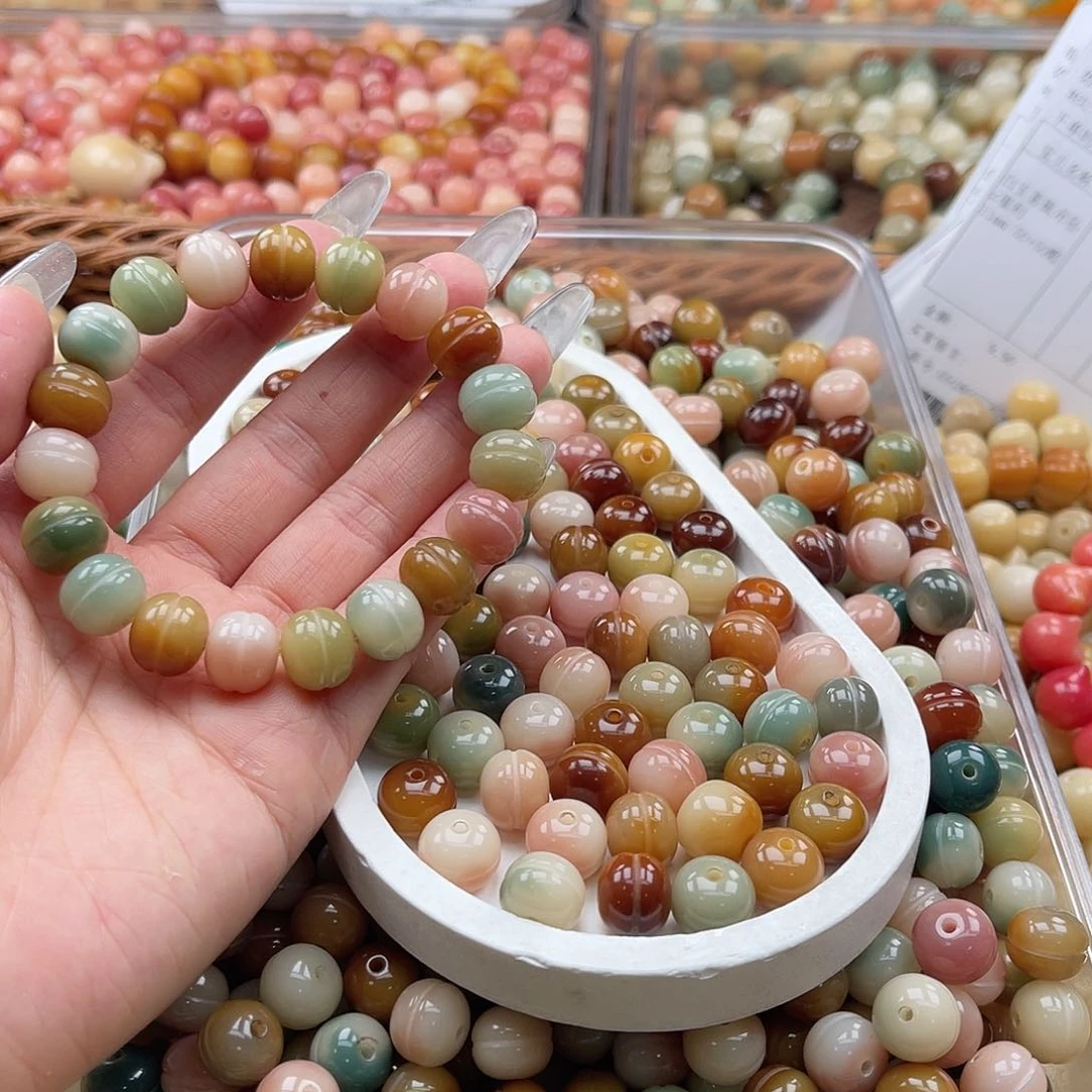 白玉菩提吊坠c10mm/50+10颗