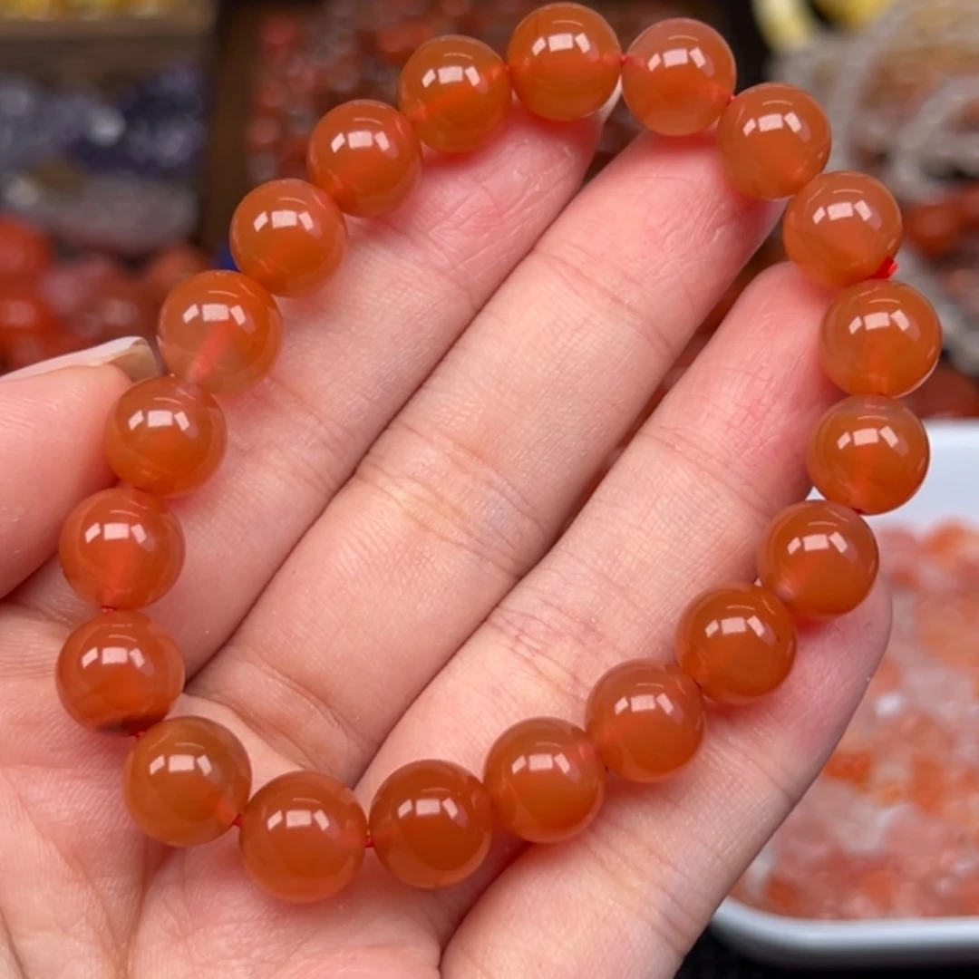 南红玛瑙未镶嵌手链