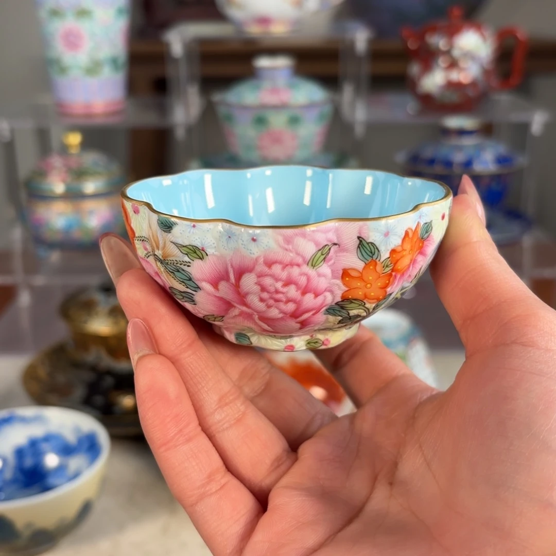 纯手工手绘 高端茶器