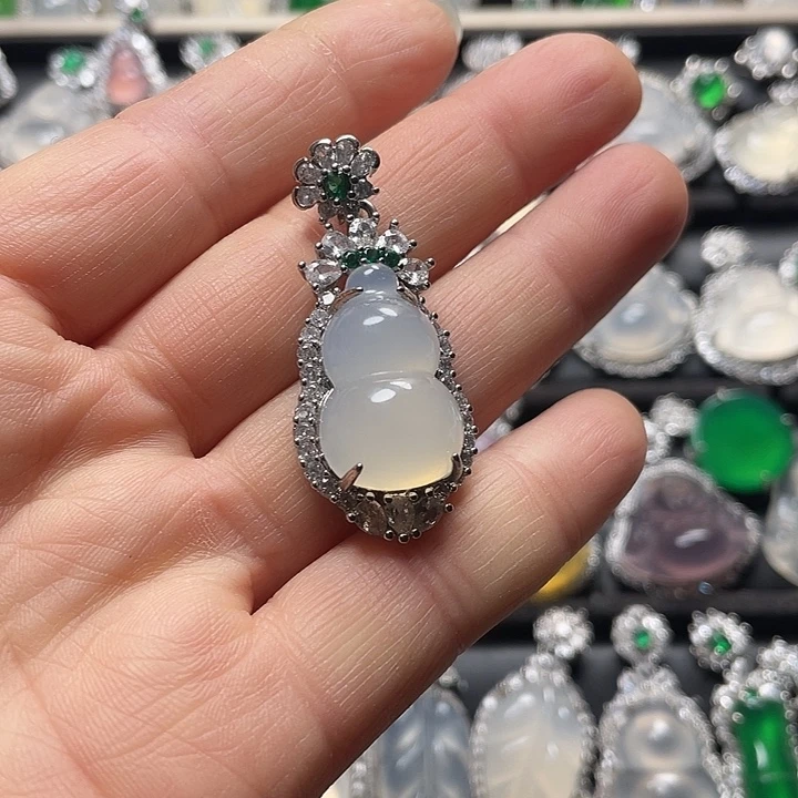 玛瑙/玉髓合金挂件