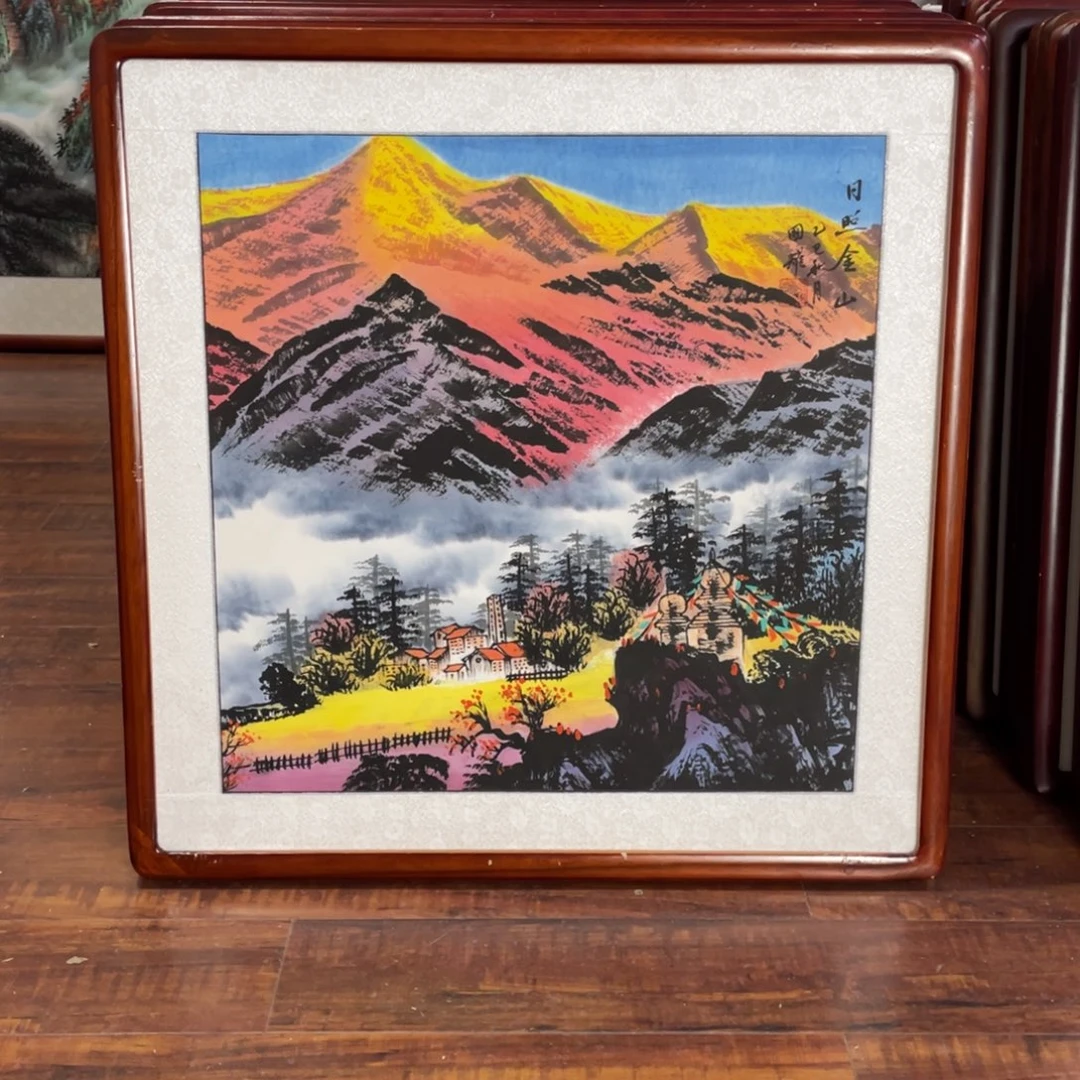 国画带框尺寸63*63厘米