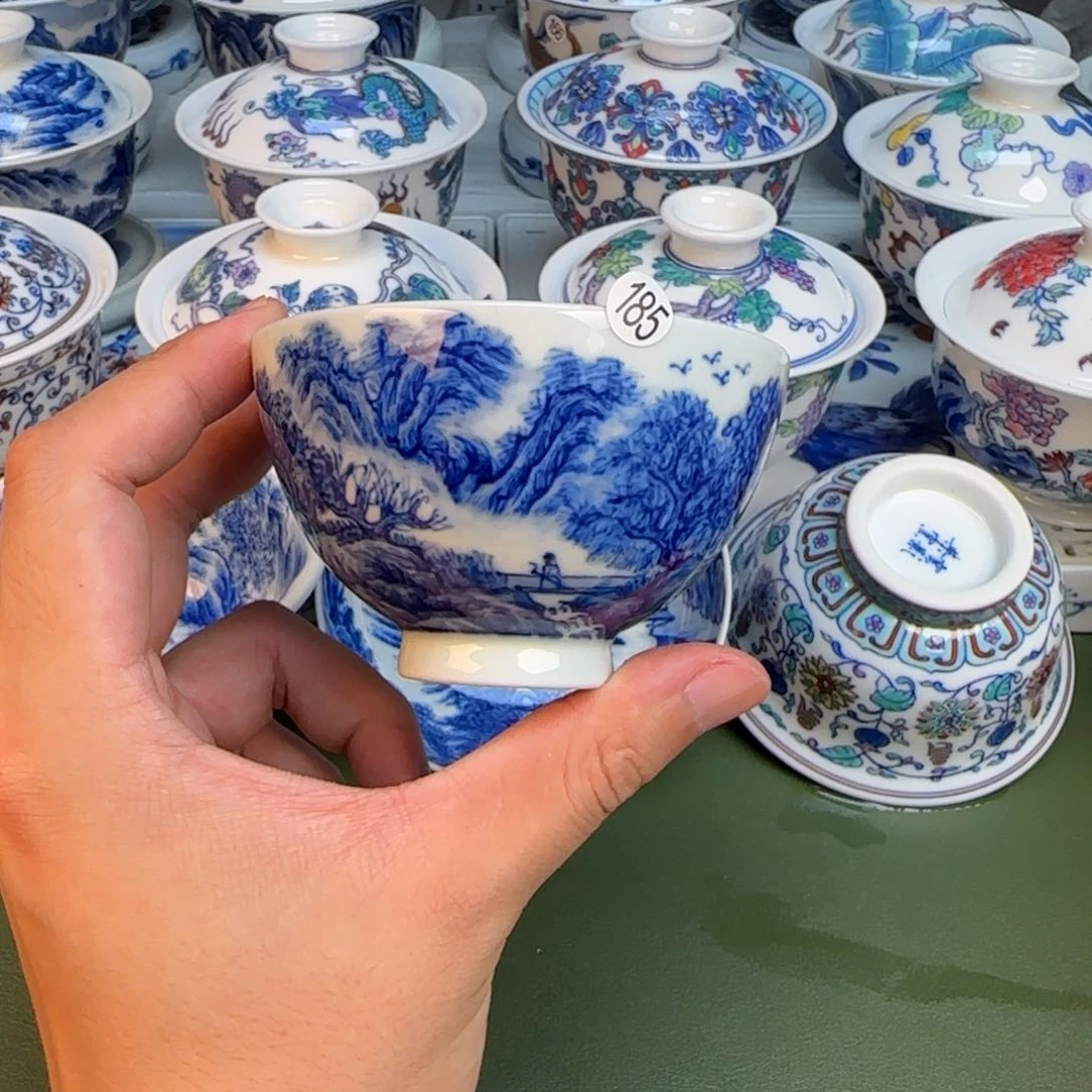 彦祖纯手工手绘茶具185
