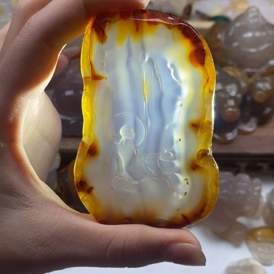 玛瑙/玉髓未镶嵌颈饰