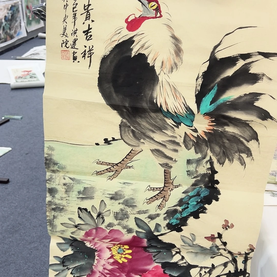 国画事事顺心如意万事如意万事