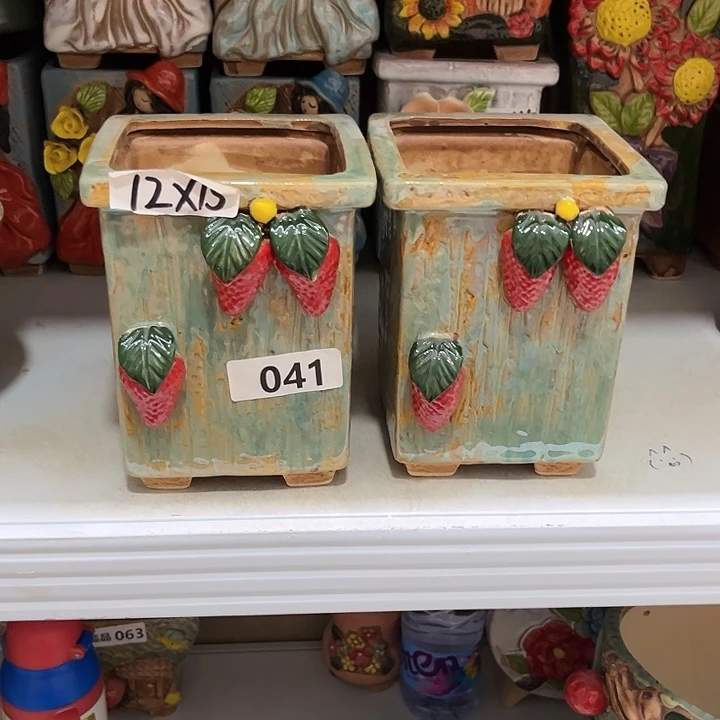 粗陶材质多肉花盆