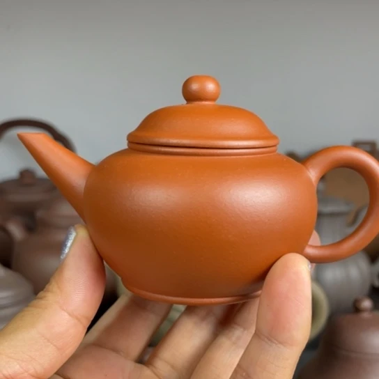 茶壶紫砂红泥8杯水平