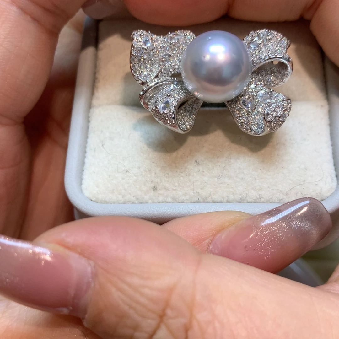 海水珍珠颈饰银S925镶嵌