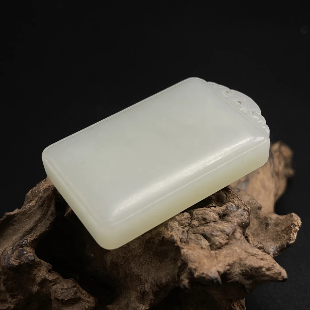 《清代》和田玉平安无事牌  山东文物商店泰运 ZZXCCH492357