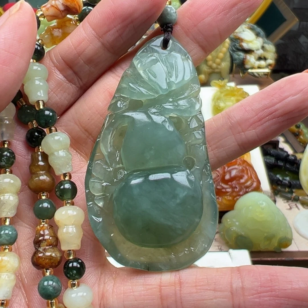 岫玉未镶嵌挂件挂件