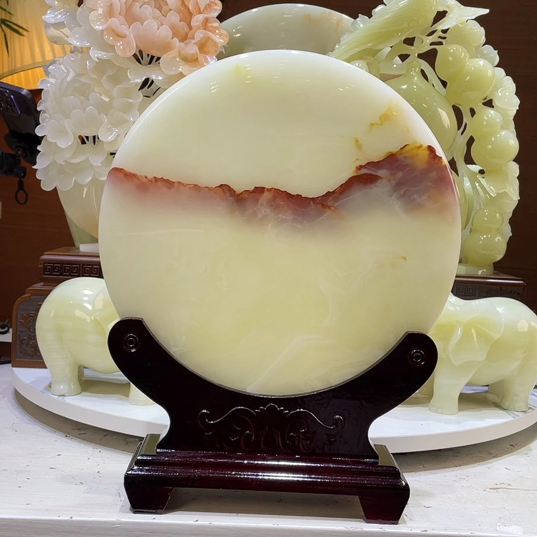 砖雕用****7精品天然玉石摆件