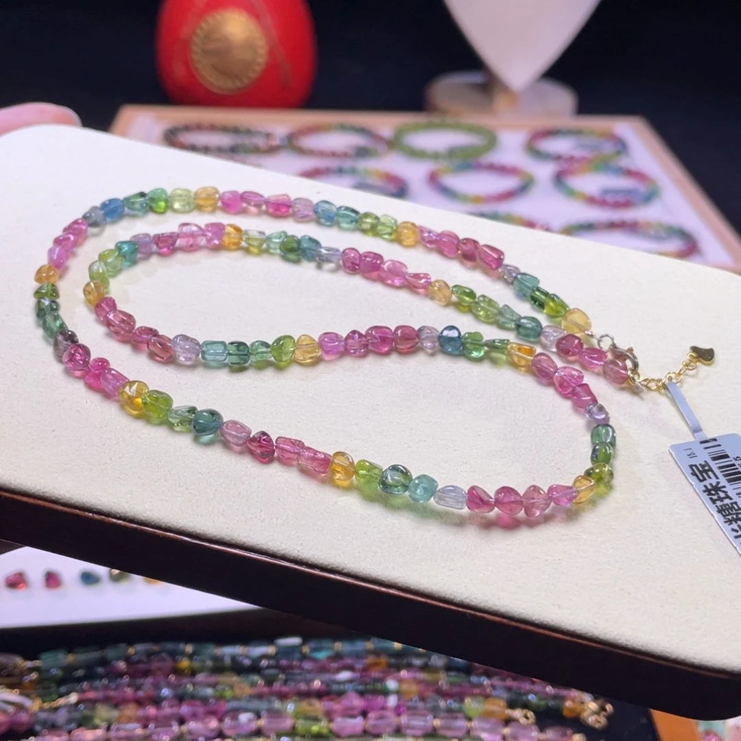 碧玺手链未镶嵌A12碧玺手链