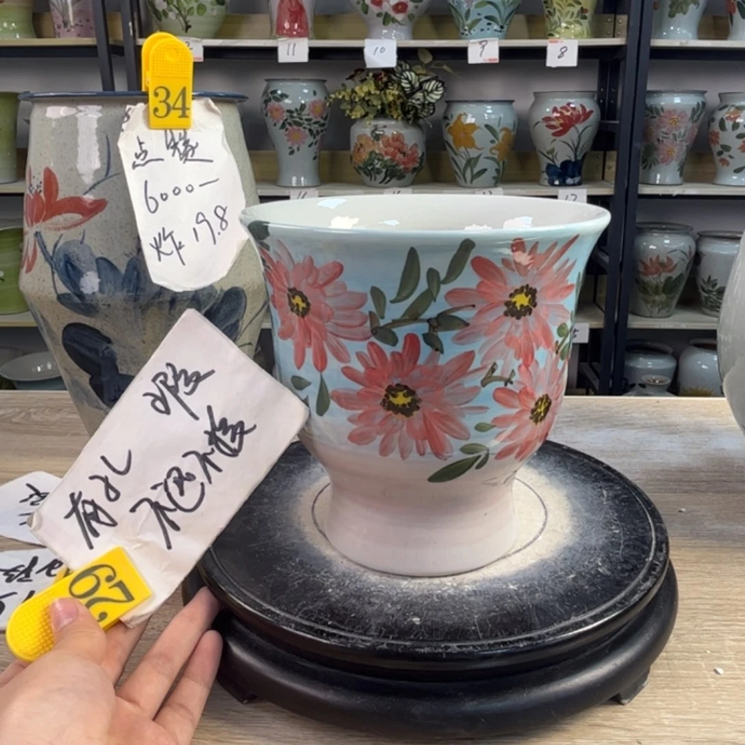 罐1tc景德镇陶瓷花盆