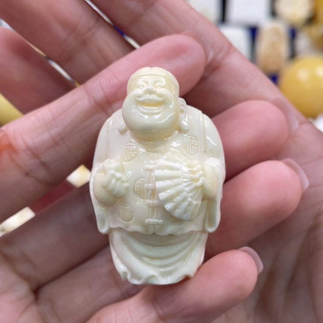 未镶嵌蜜蜡裸石琥珀蜜蜡雕刻件