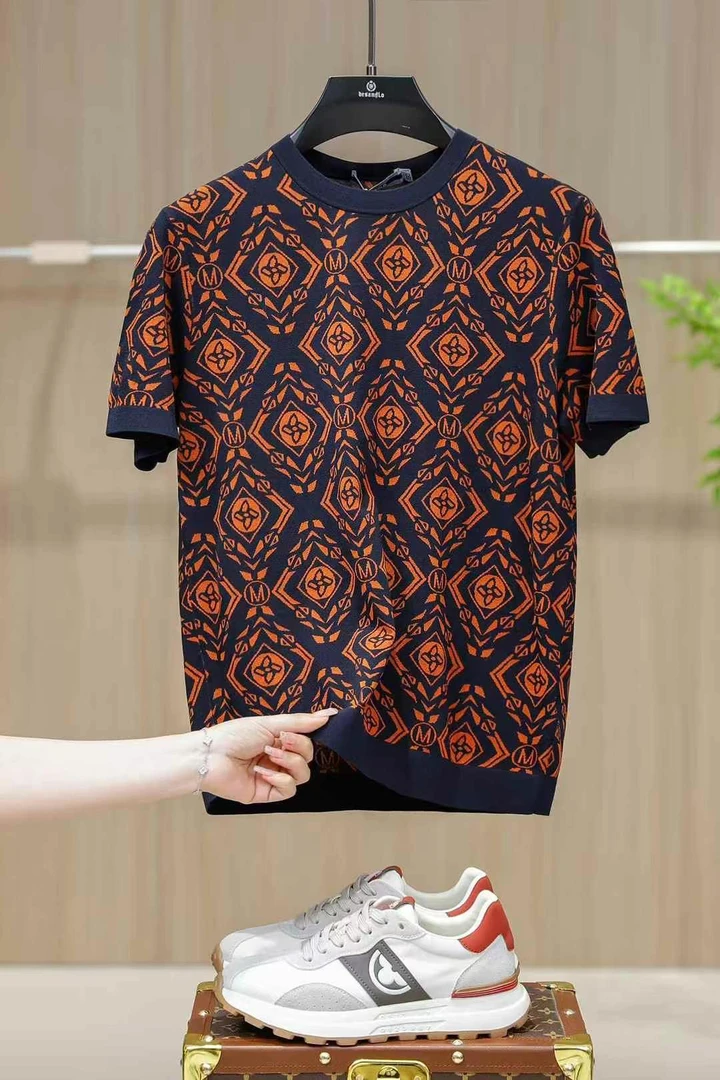 「男人故事」25夏季满花冰丝短袖