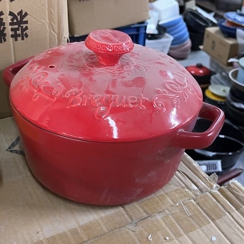 微瑕，明火，口径22厘米，高度10，2.5L小号变形拖釉