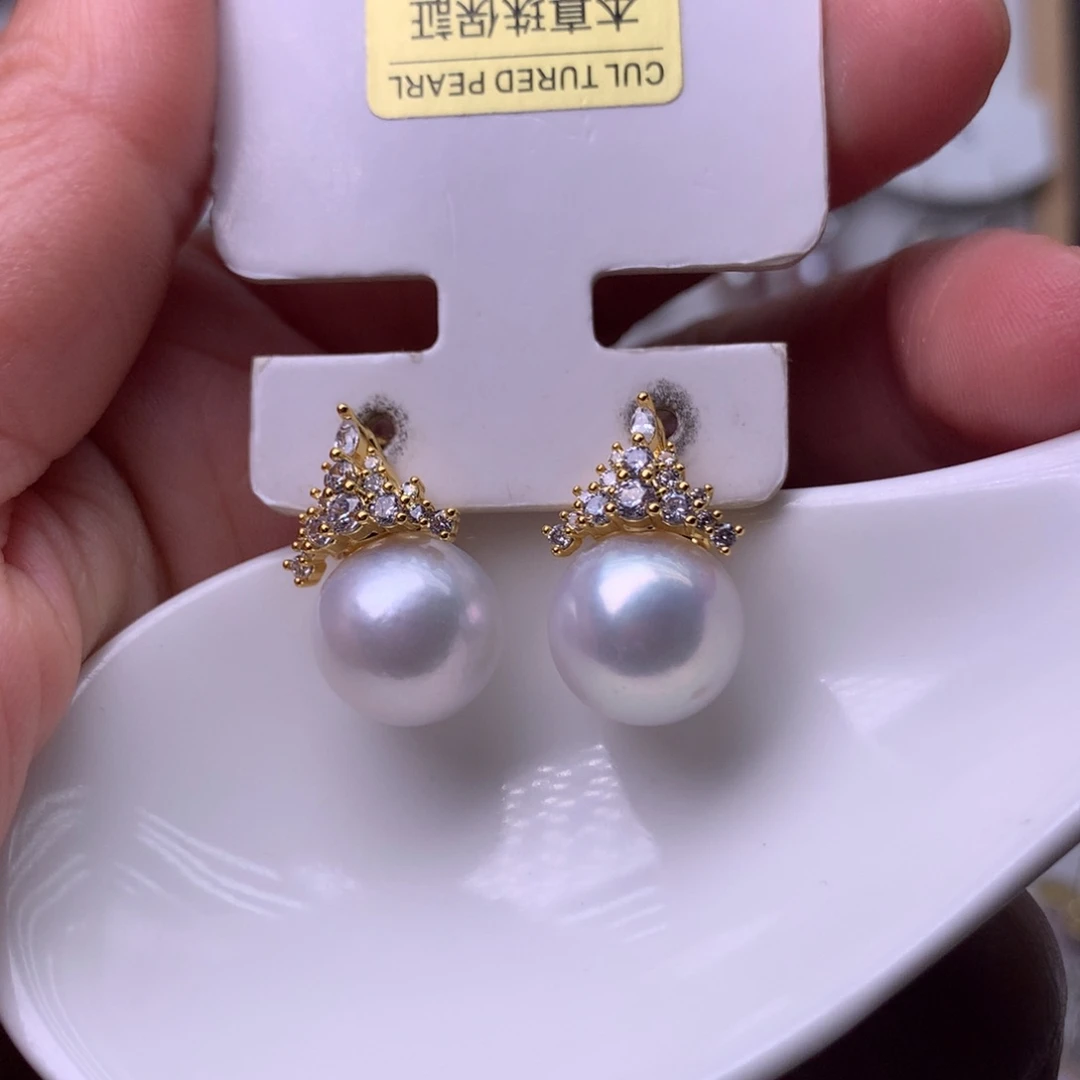 未镶嵌耳饰淡水珍珠