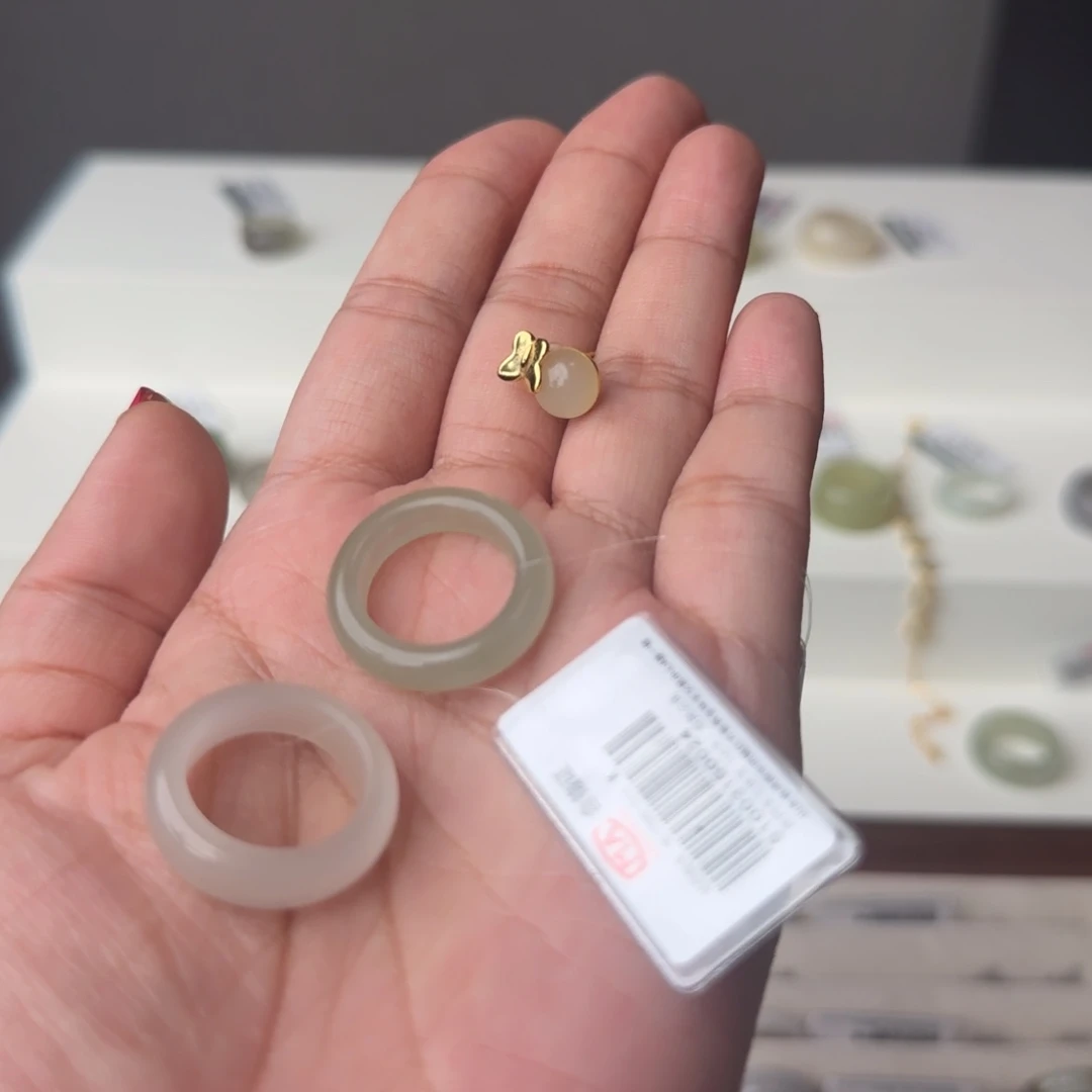 和田玉（糖玉）未镶嵌戒指