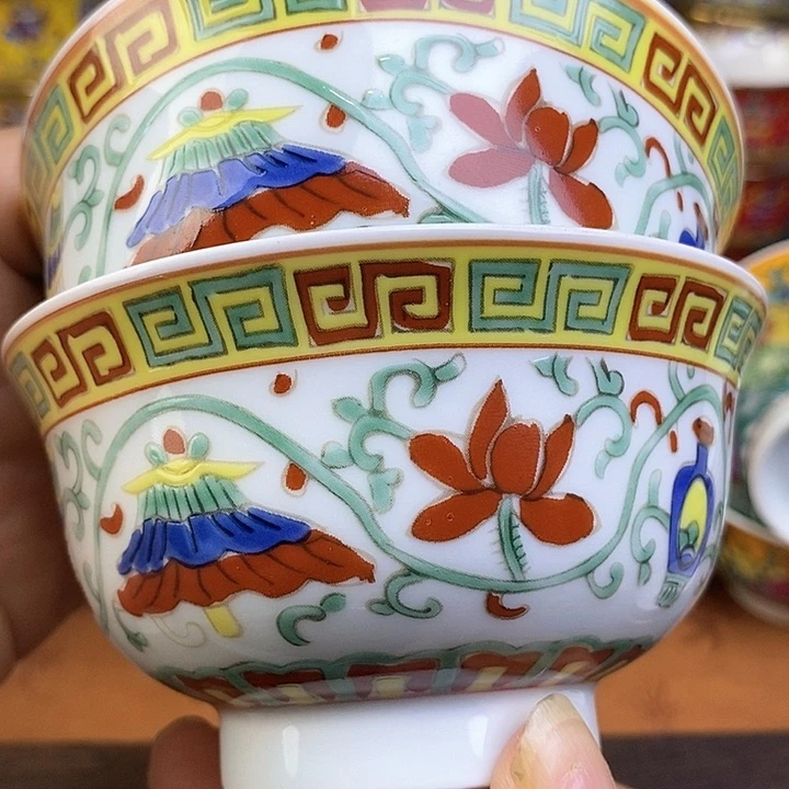 景德镇陶瓷藏式茶碗