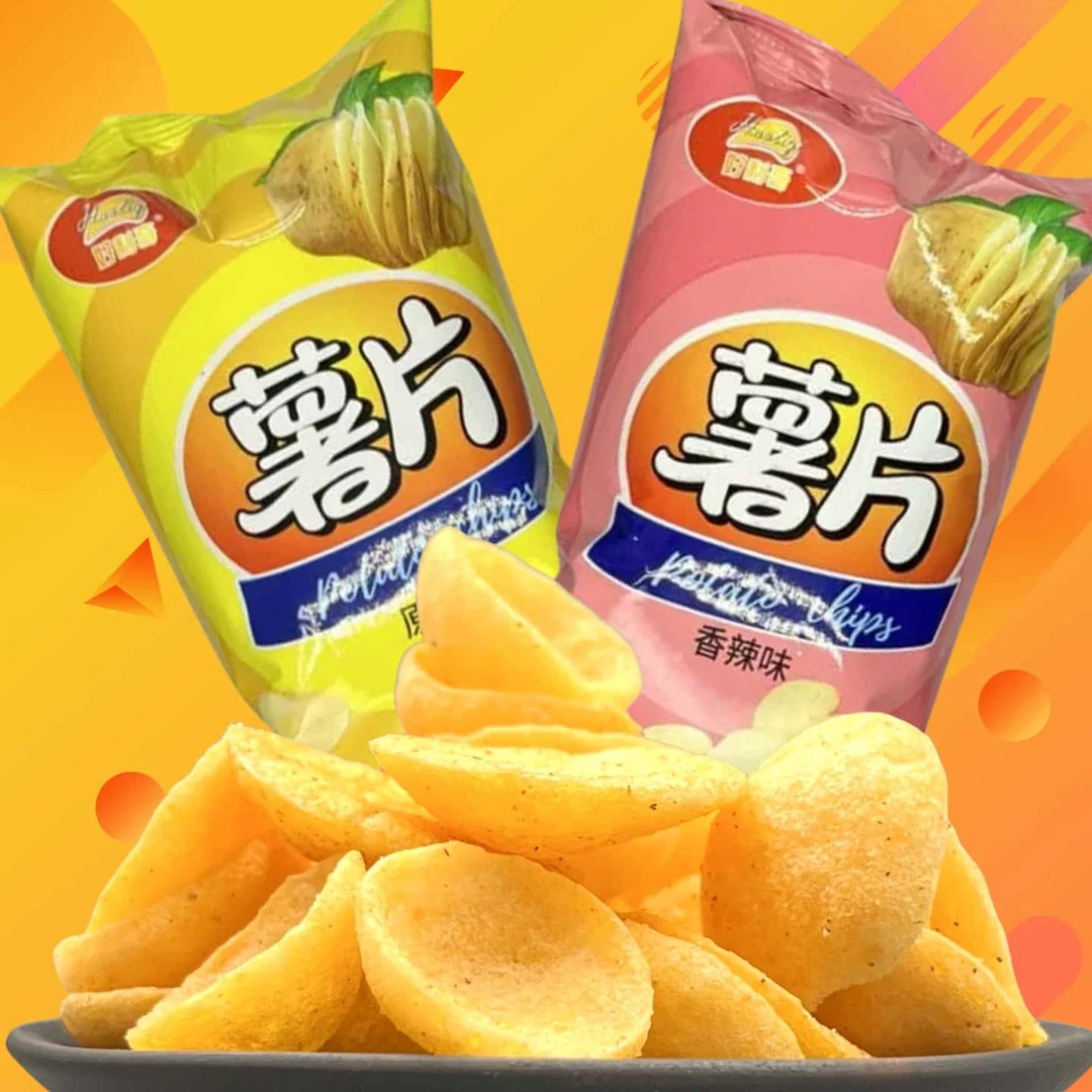 整箱50包薯片脆片大礼包厂家直发独立包装整箱便宜好吃必备
