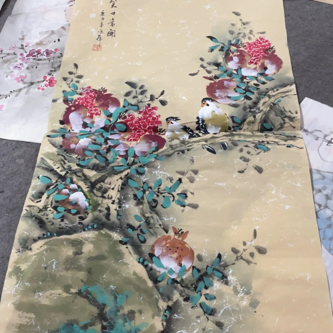 国画国画作品画画一个作品