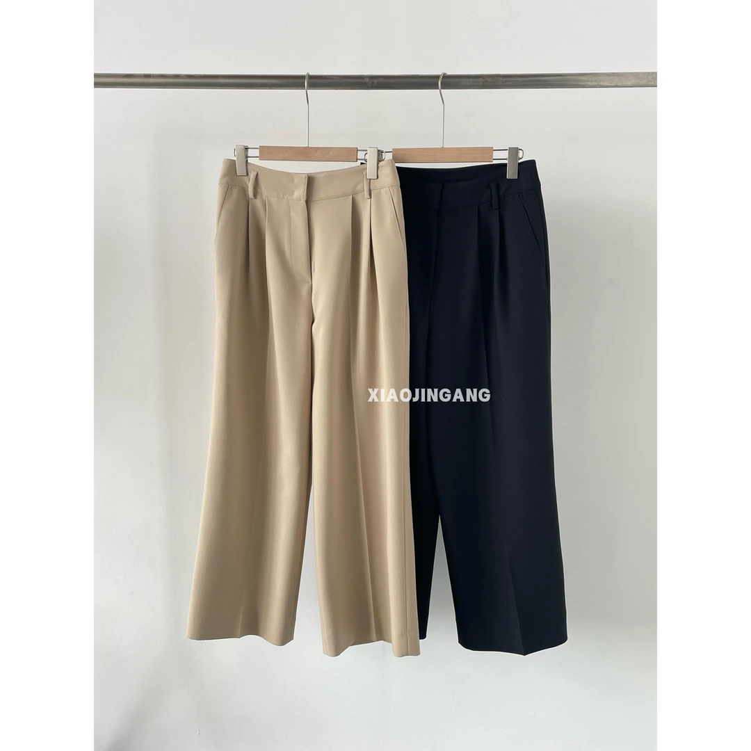 小金刚-【双褶米黑】西裤