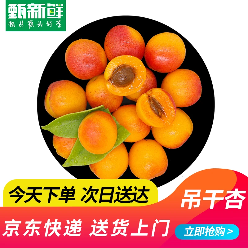 新鲜吊干杏450g京东快递送货上门新疆维吾尔自治区