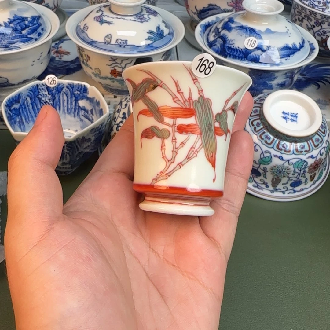 彦祖纯手工手绘茶具168