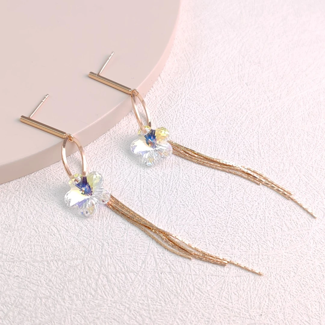 XUPING/旭平首饰 合金仿水晶耳饰 年终狂欢耳钉 GDM X000696820