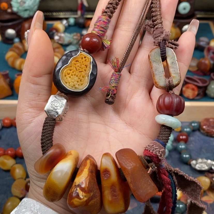 【闪购商品】蜜蜡颈饰未镶嵌项链