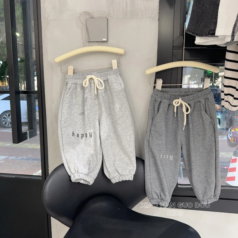 男女童韩版时尚运动秋款运动裤