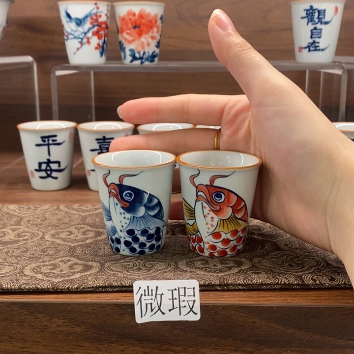 釉下老陶泥手工绘制