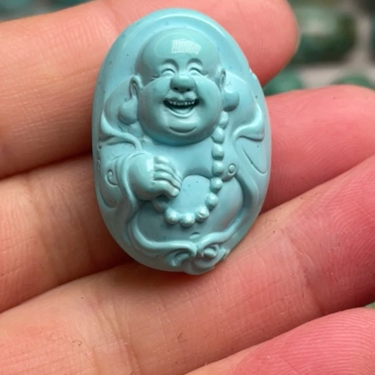 绿松石未镶嵌吊坠(不含链)