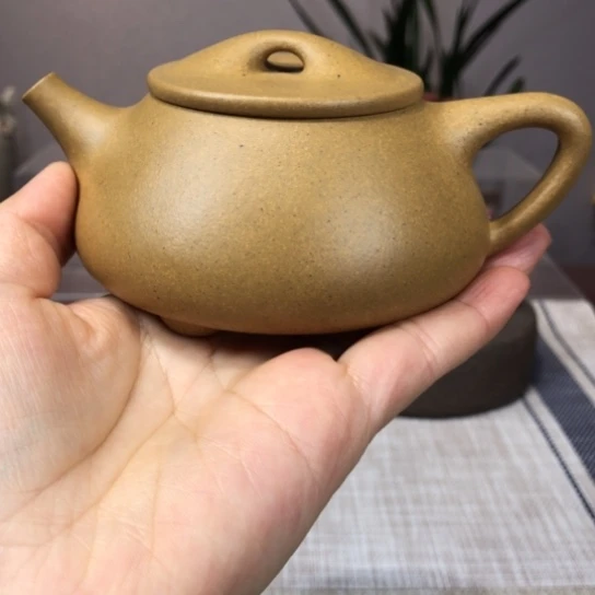 茶壶紫砂黄金段石瓢200cc
