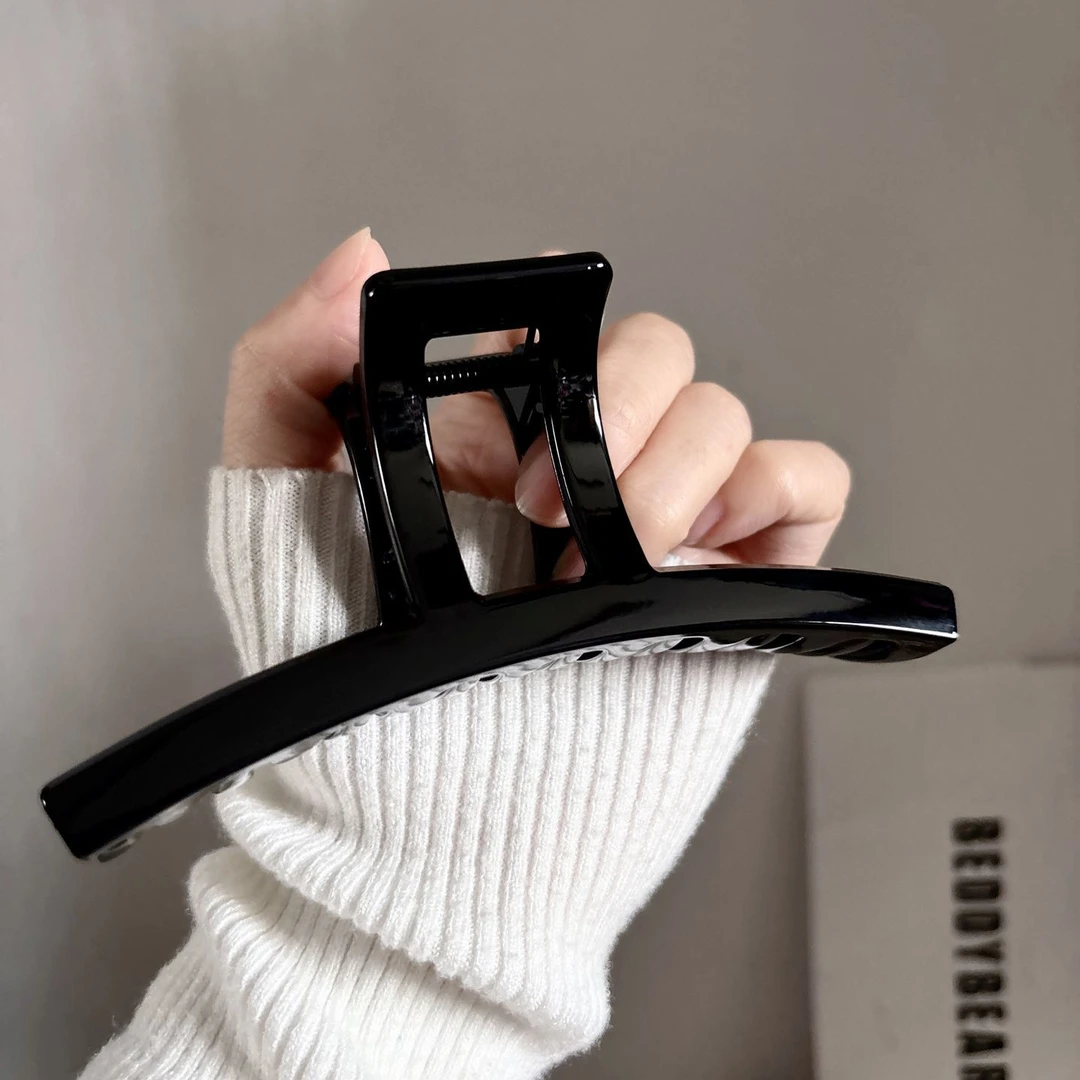 女日韩抓夹发夹网红头饰发饰夹子气质ins盘发夹鲨鱼夹复古简约风