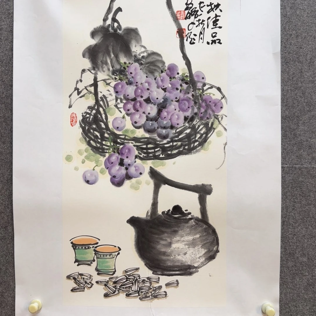 国画娄鹏老师手绘作品
