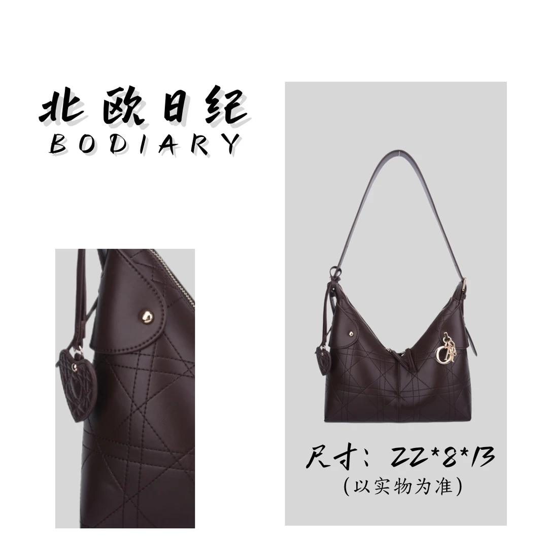 北欧日纪 YL008 时尚百搭高级设计感通勤单肩斜跨包包29*11*23