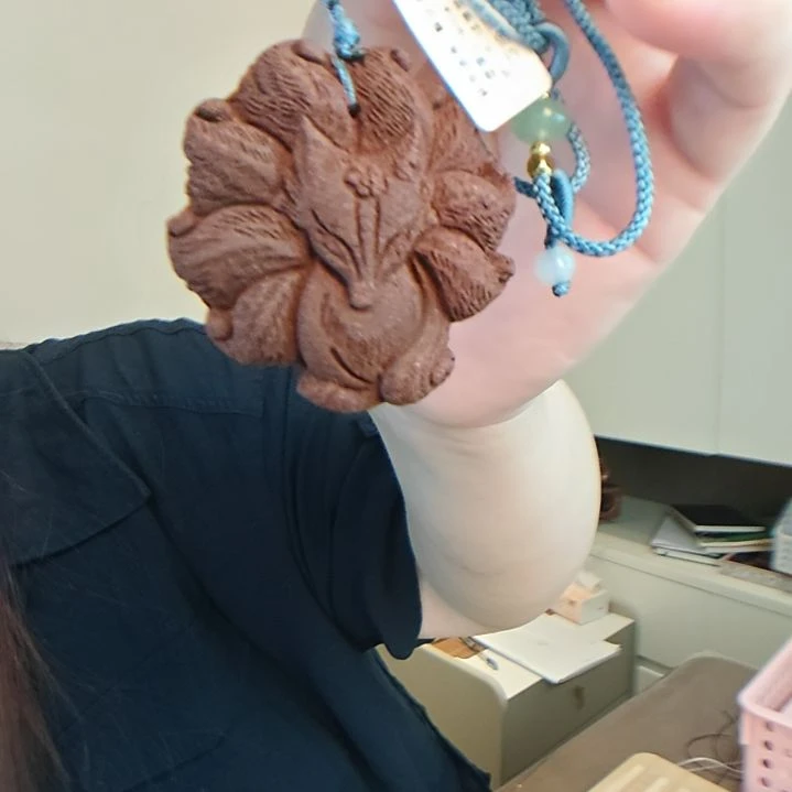 大理石磁石小狐狸