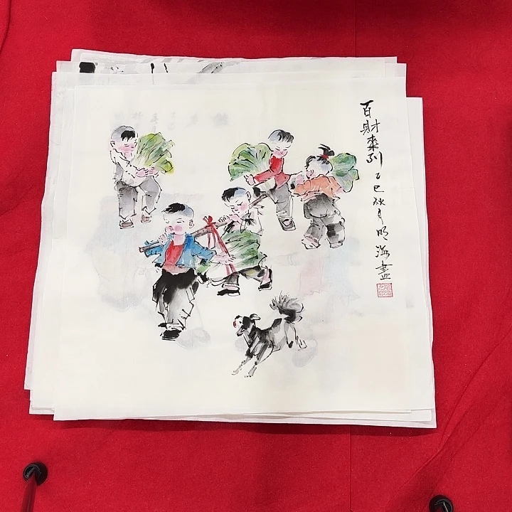 国画花鸟等多种鸟类和
