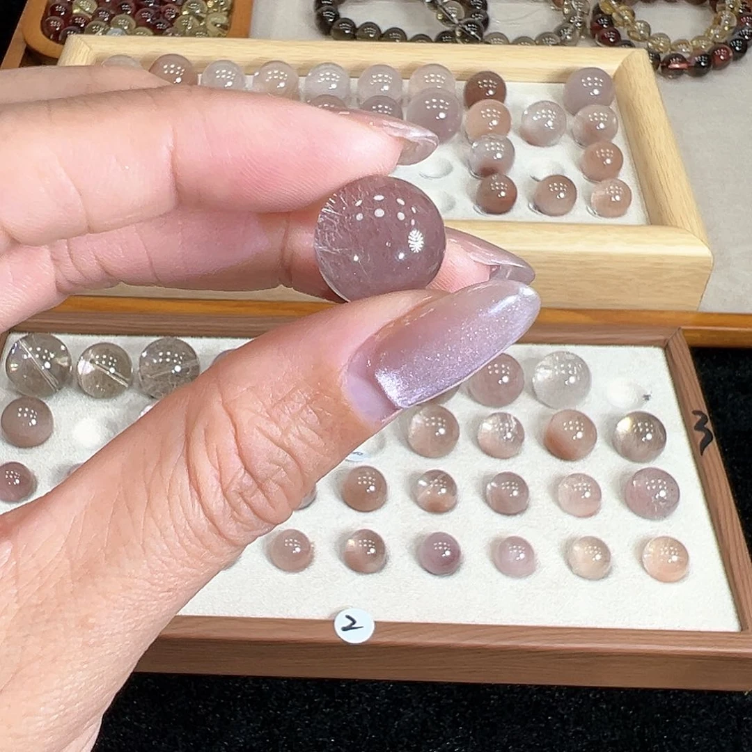 水晶手链未镶嵌*️****14.5m紫兔