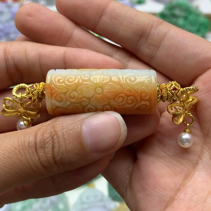 颈饰未镶嵌翡翠翡翠
