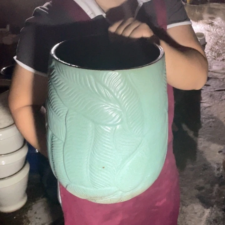 紫砂花盆口20高31正品正品