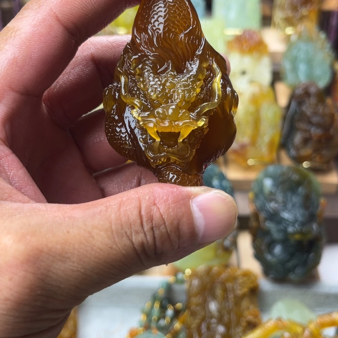 蛇纹石玉合金颈饰