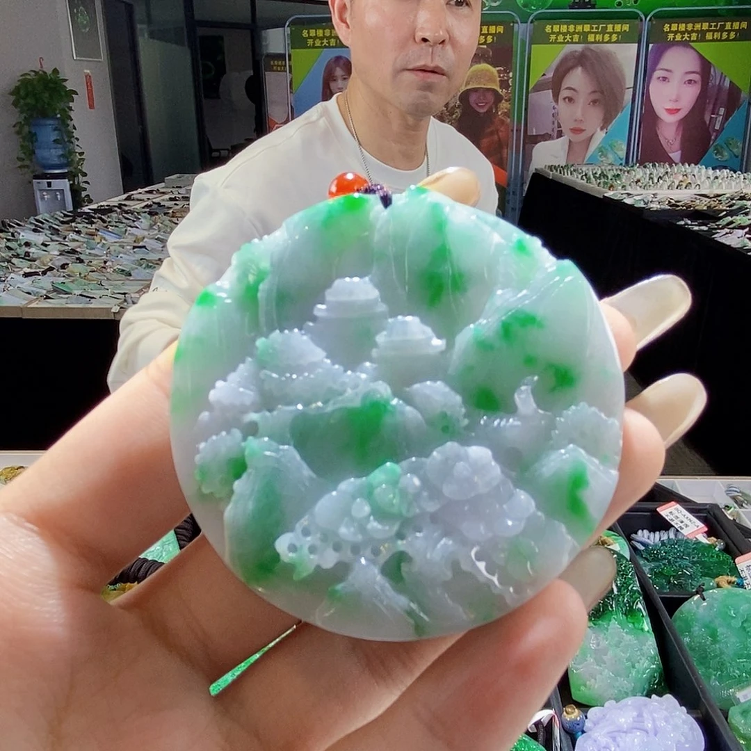 颈饰未镶嵌翡翠翡翠
